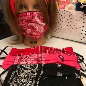 Bandana Print face mask